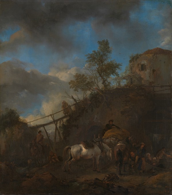 De hoefsmid by Philips Wouwermans